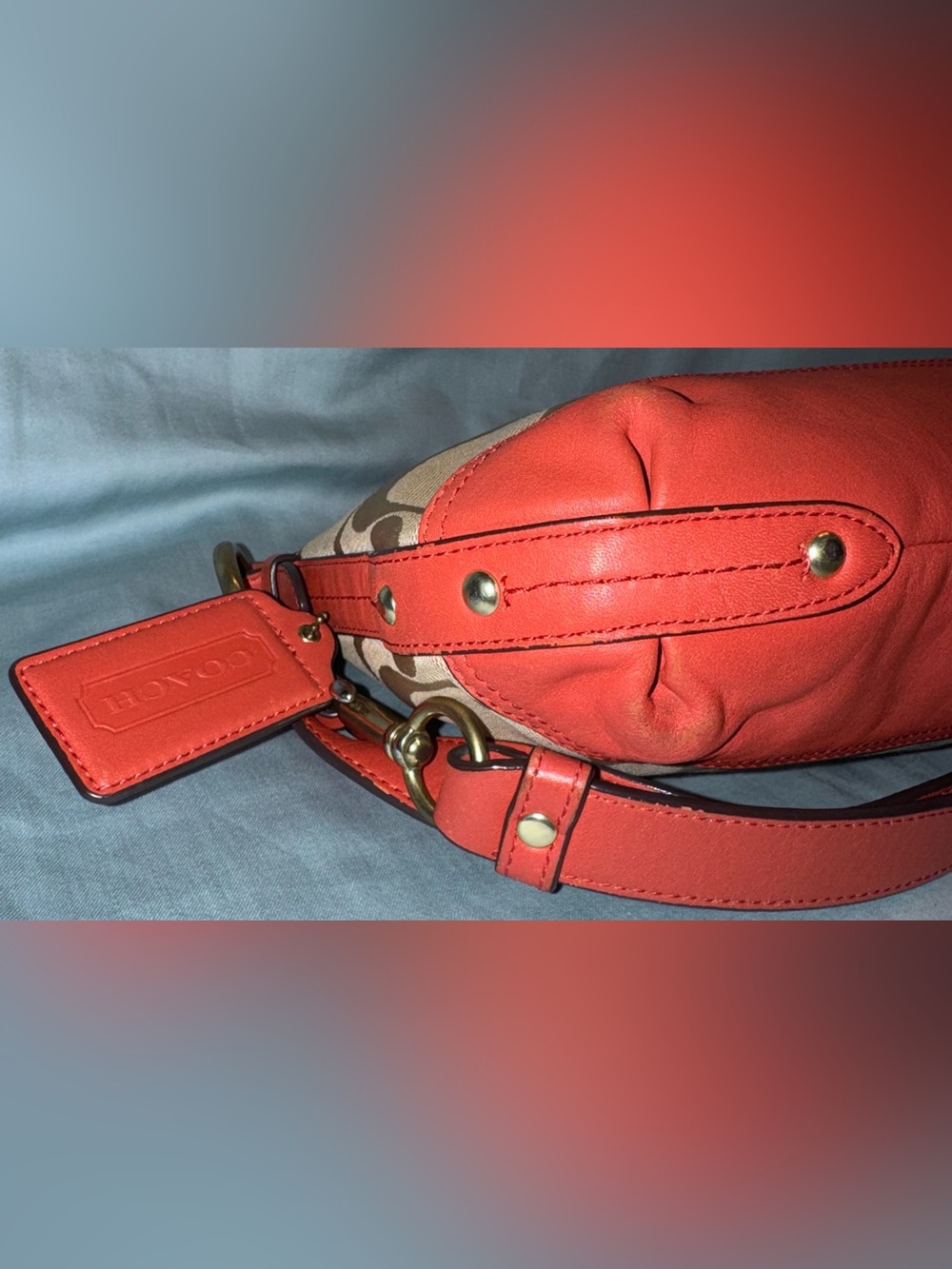 Coach F24402 Park Signature East-West Duffle - Picture 10 of 13